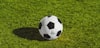 黑白足球特写图片